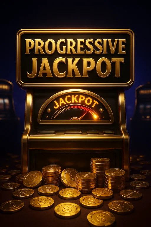 老虎機主要種類展示，三轉輪、五轉輪與累積彩金（發財風格）