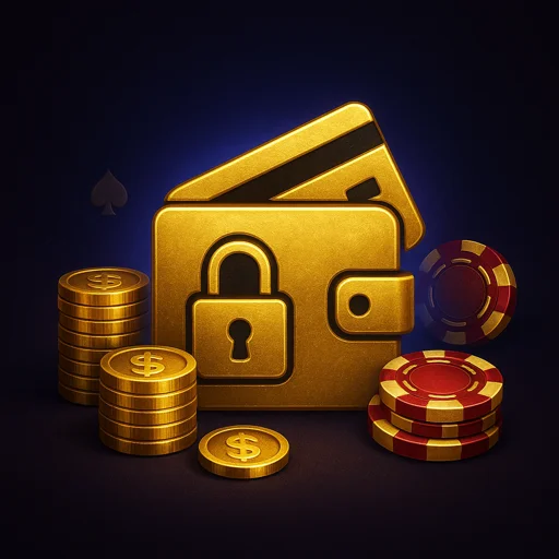 充值與提款流程示意，金幣與籌碼（發財風格）