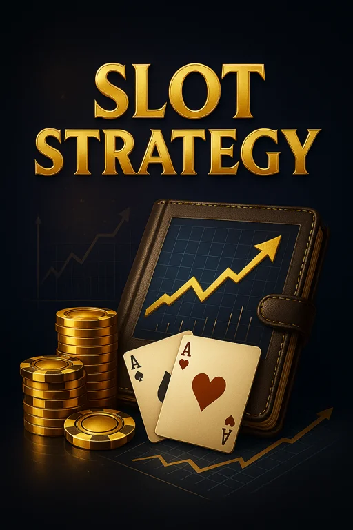 老虎機技巧與資金管理，金色籌碼與策略示意（發財風格）