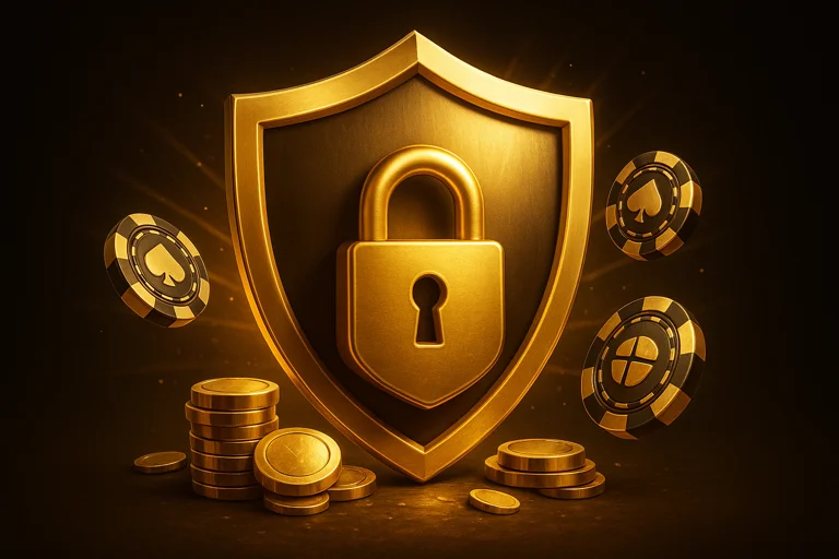 世博娛樂安全建議，金色盾牌保障資金（發財風格）