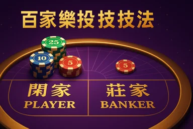 莊家 vs 閒家：賠率與抽水差異示意