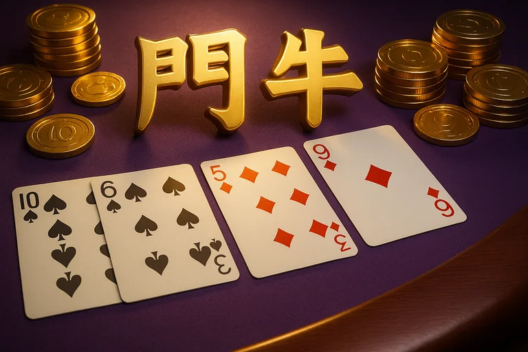 鬥牛（牛牛）遊戲示意，莊家對戰