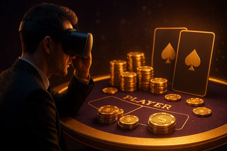 真人娛樂未來趨勢：VR/AR 沉浸式體驗（發財風格）