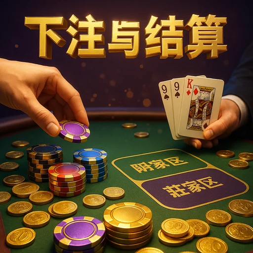 三公下注與賠率：莊閒下注區示意