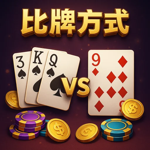 三公比牌流程：玩家與莊家勝負判定