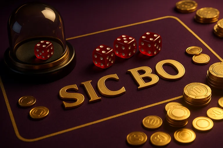 骰寶桌面與投注區示意（Sic Bo Table Overview）