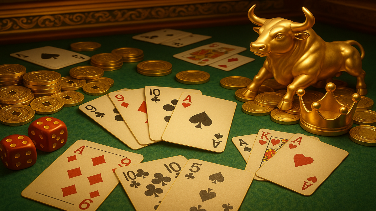 棋牌遊戲：德州撲克、鬥牛、炸金花、三公