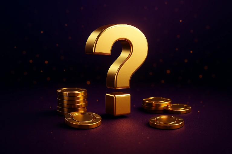 世博娛樂百家樂常見問題，金色問號與籌碼（發財風格）