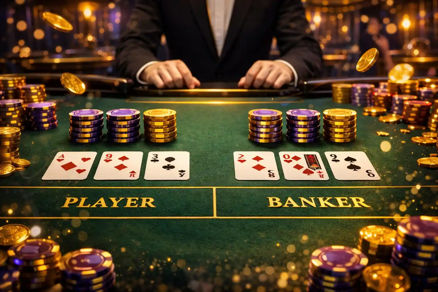 百家樂平注職業打法示意