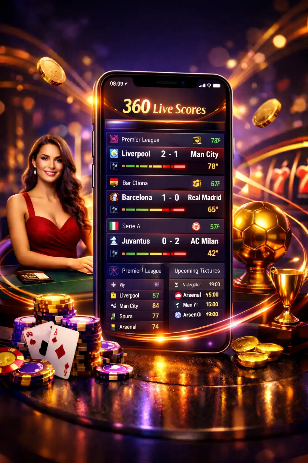 即時比分配合賽程與背景理解足球比賽