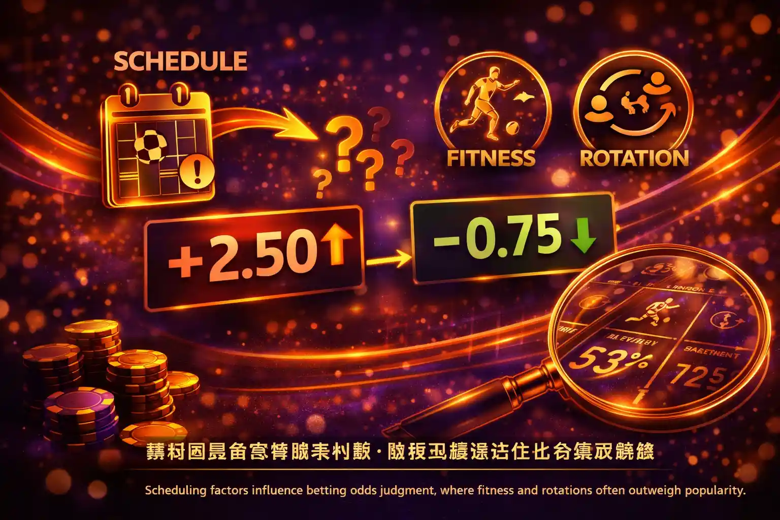 世界盃賽程對賠率與投注判斷影響示意圖