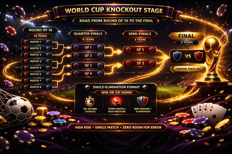 世界盃淘汰賽晉級流程圖