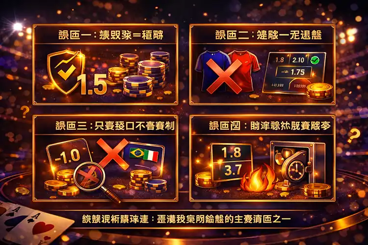 讓球盤常見誤區圖