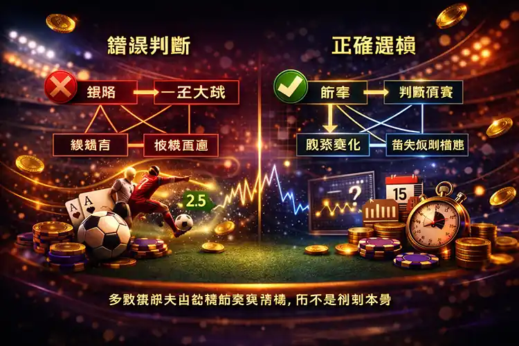 大小球常見錯誤示意圖